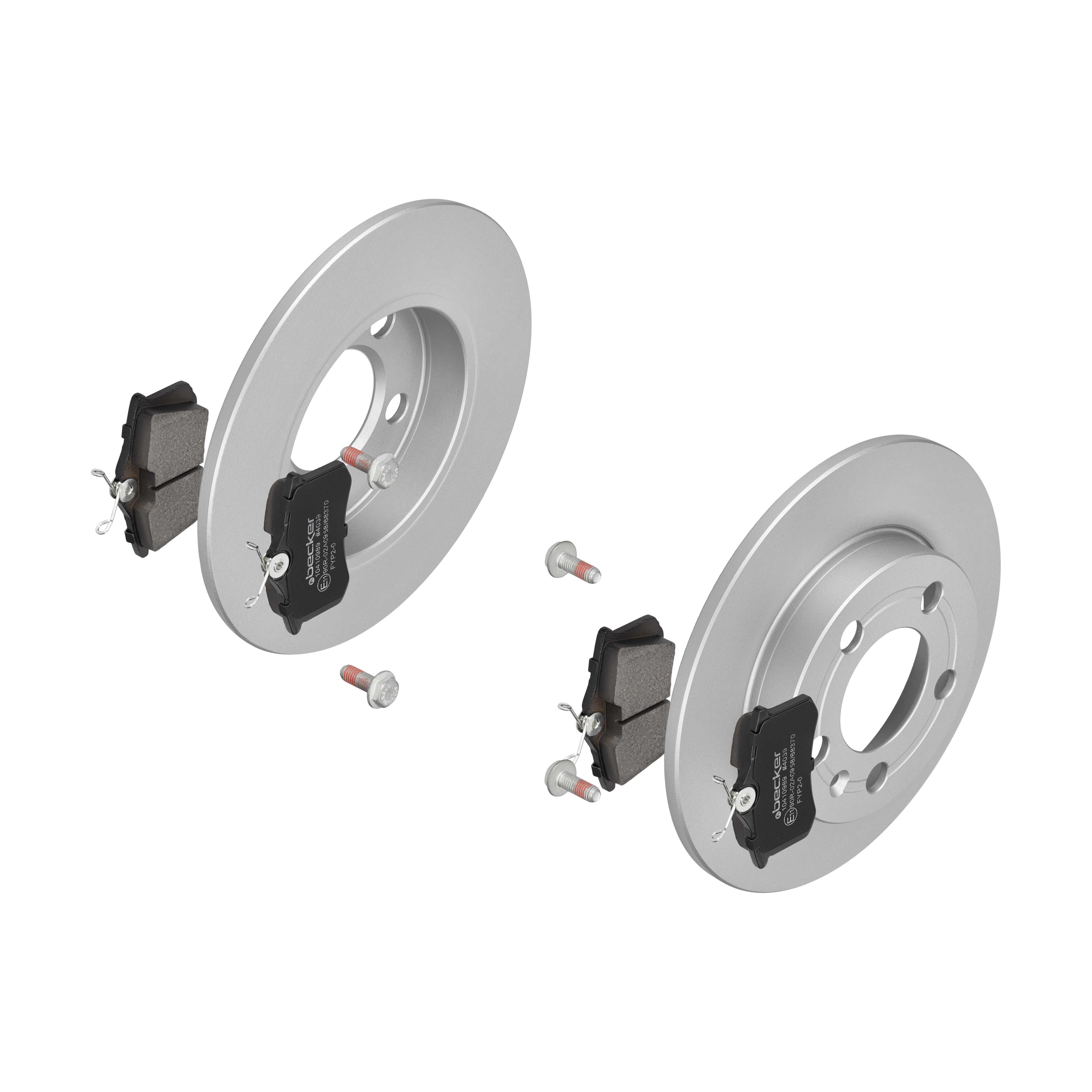 F.BECKER Bremsesæt, skivebremser 13810259 bagaksel fuld 239mm 9mm for PEUGEOT FORD LANCIA CITROËN AUDI SEAT VW SKODA SKODA (SVW) VAG VW (FAW) FIAT