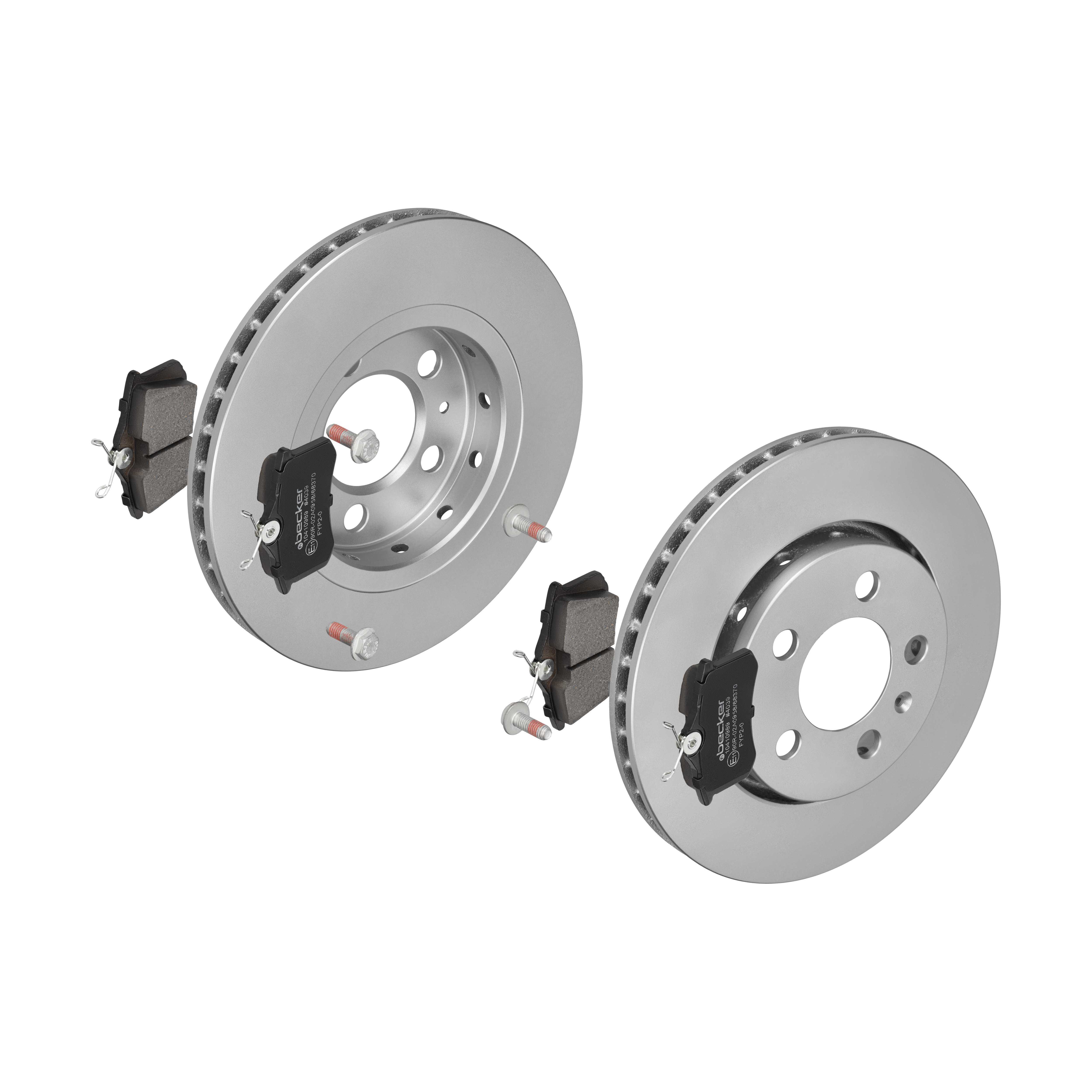 F.BECKER Bremsesæt, skivebremser 13810266 bagaksel ventileret 256mm 22mm for PEUGEOT FORD LANCIA CITROËN SEAT VAG VW SKODA AUDI SKODA (SVW) VW (FAW) F