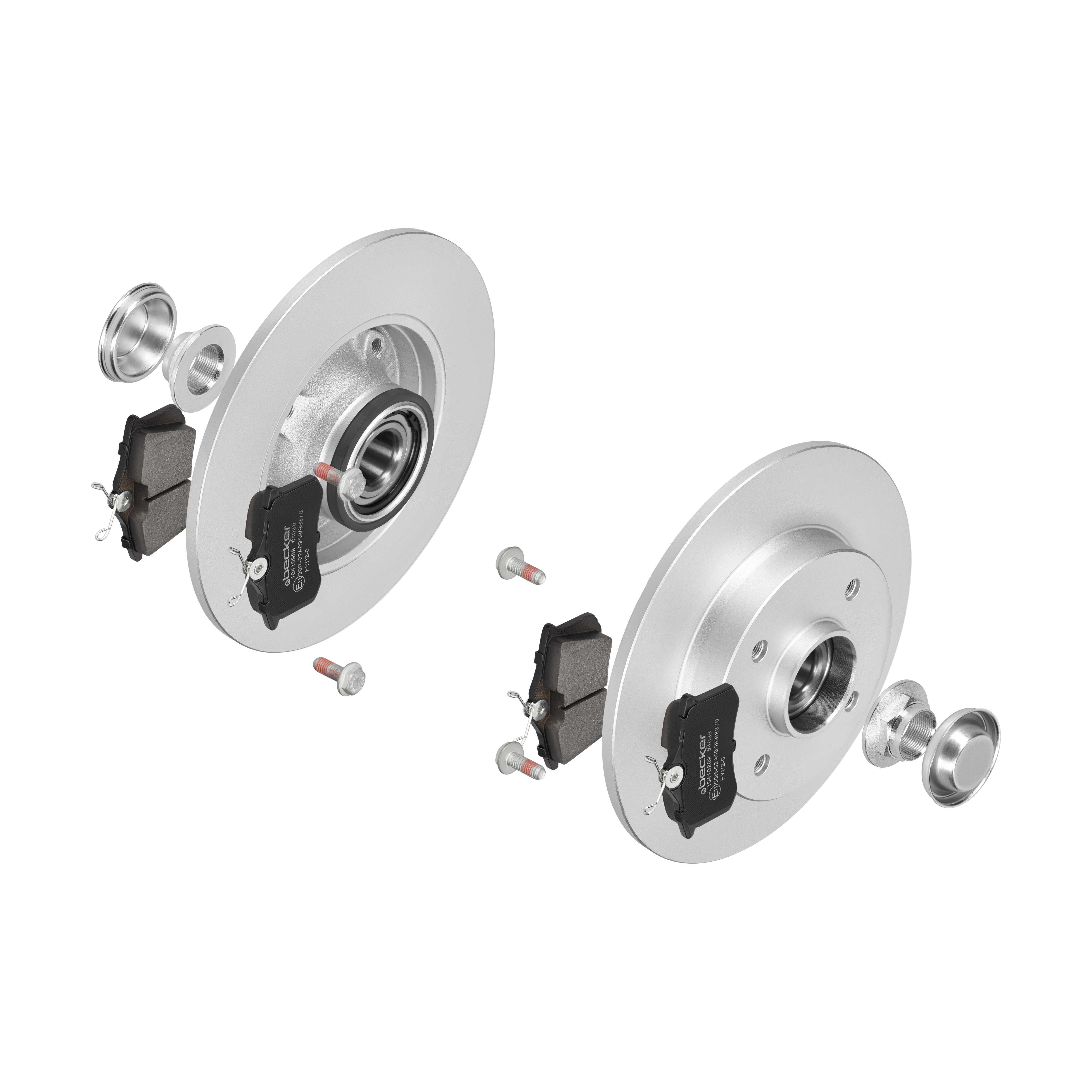 F.BECKER Bremsesæt, skivebremser 13810052 bagaksel fuld 249mm 9mm for PEUGEOT DS FORD OPEL VW SEAT RENAULT CITROËN AUDI LANCIA FIAT RENAULT TRUCKS