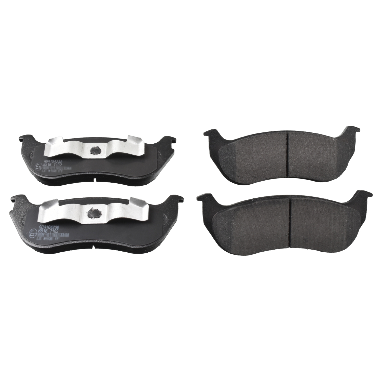 BLUE PRINT Bremseklodser ada104238 bagaksel for JEEP
