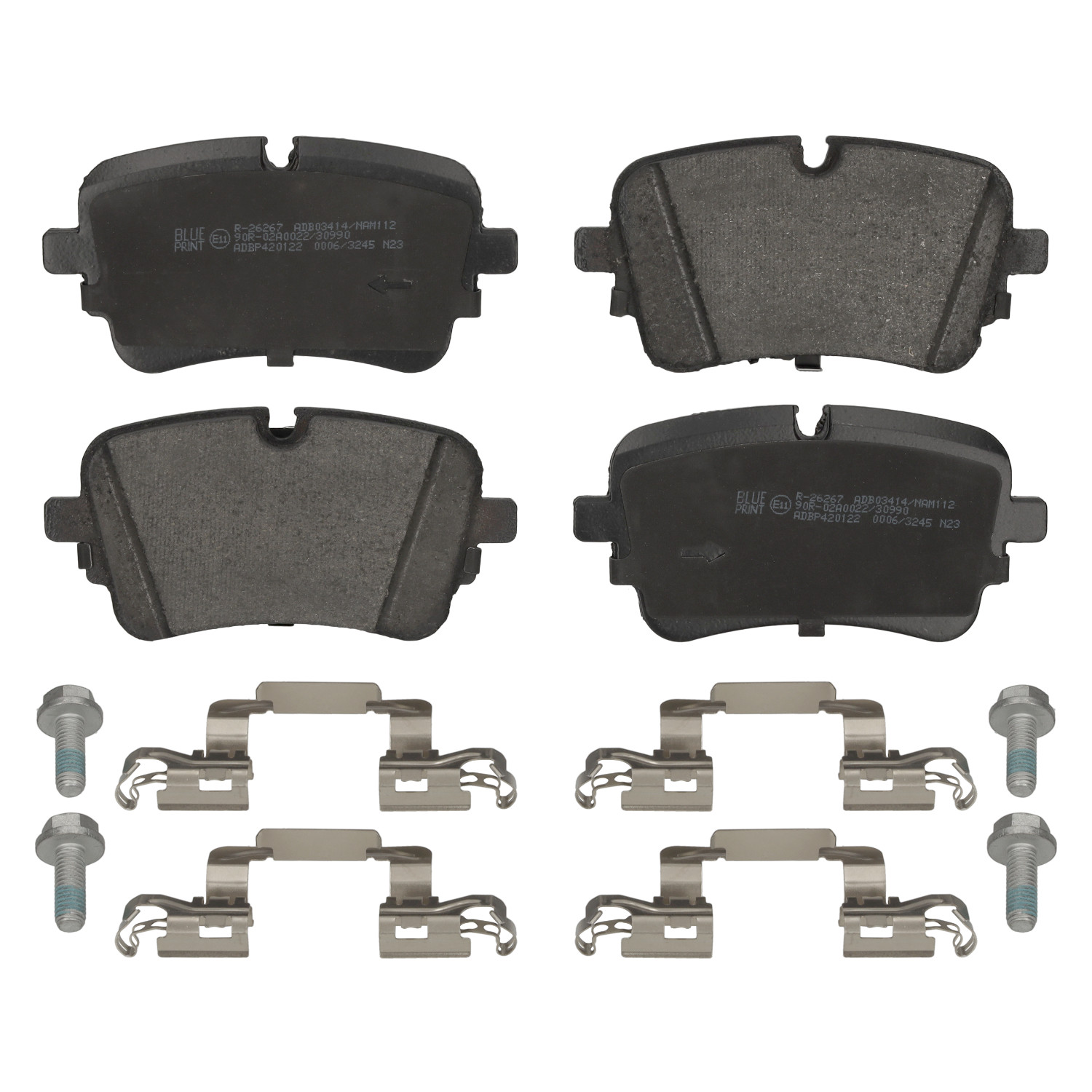 BLUE PRINT Bremseklodser adbp420122 bagaksel for AUDI VW