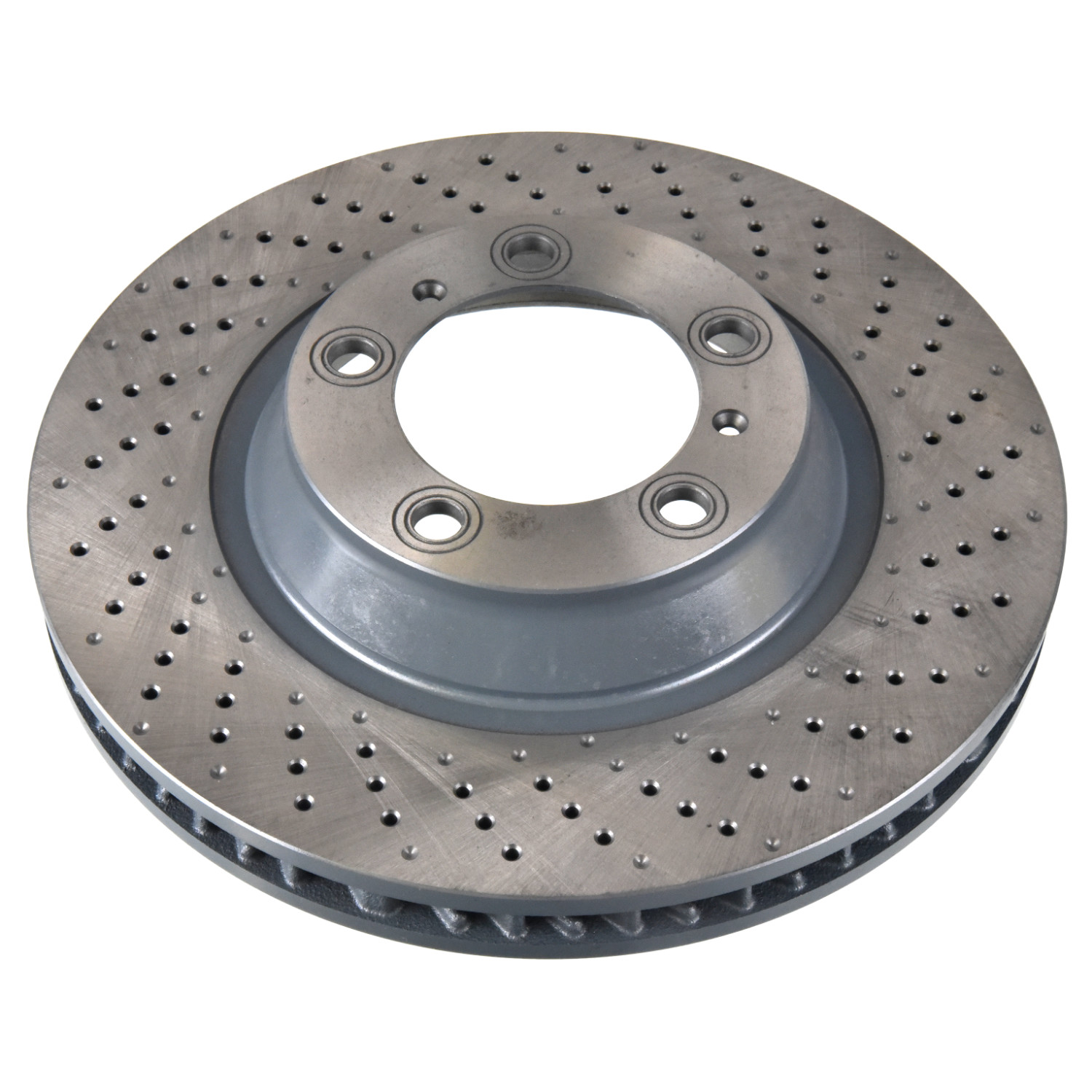 FEBI BILSTEIN Bremseskive 172937 højre foraksel perforeret 340mm 34mm for PORSCHE