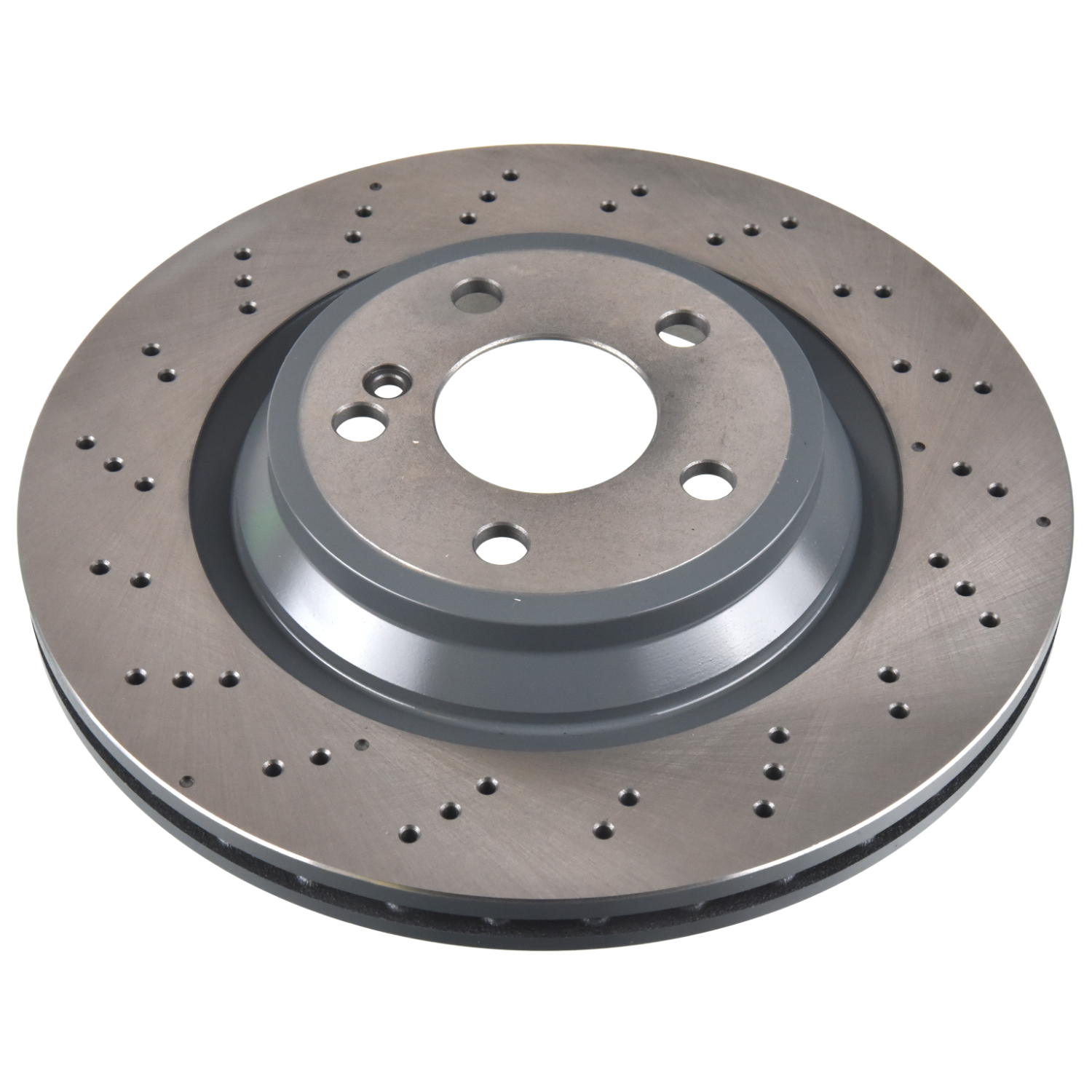 BLUE PRINT Bremseskive adbp430080 bagaksel perforeret 320mm for MERCEDES-BENZ
