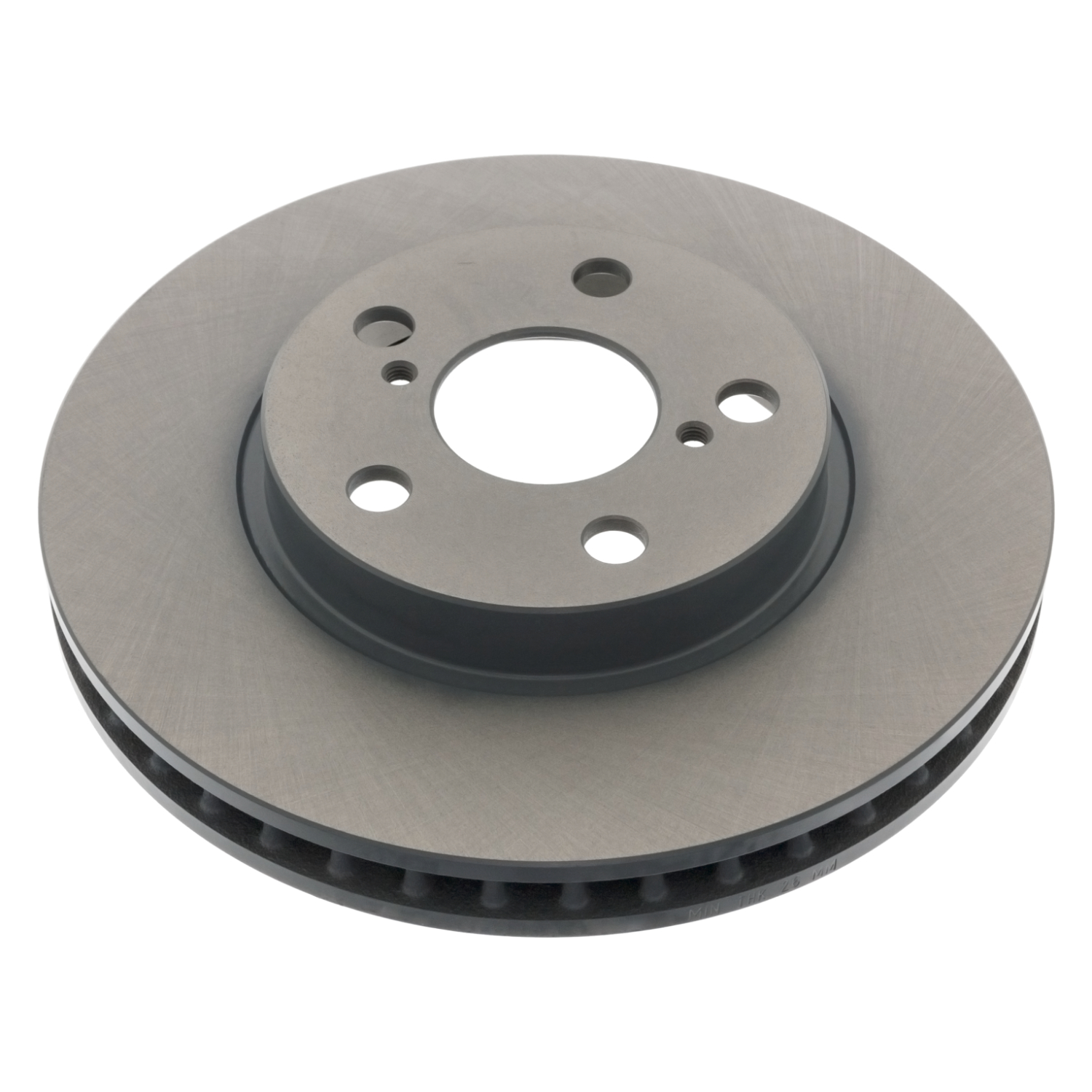BLUE PRINT Bremseskive adt34380 foraksel ventileret 255mm for TOYOTA