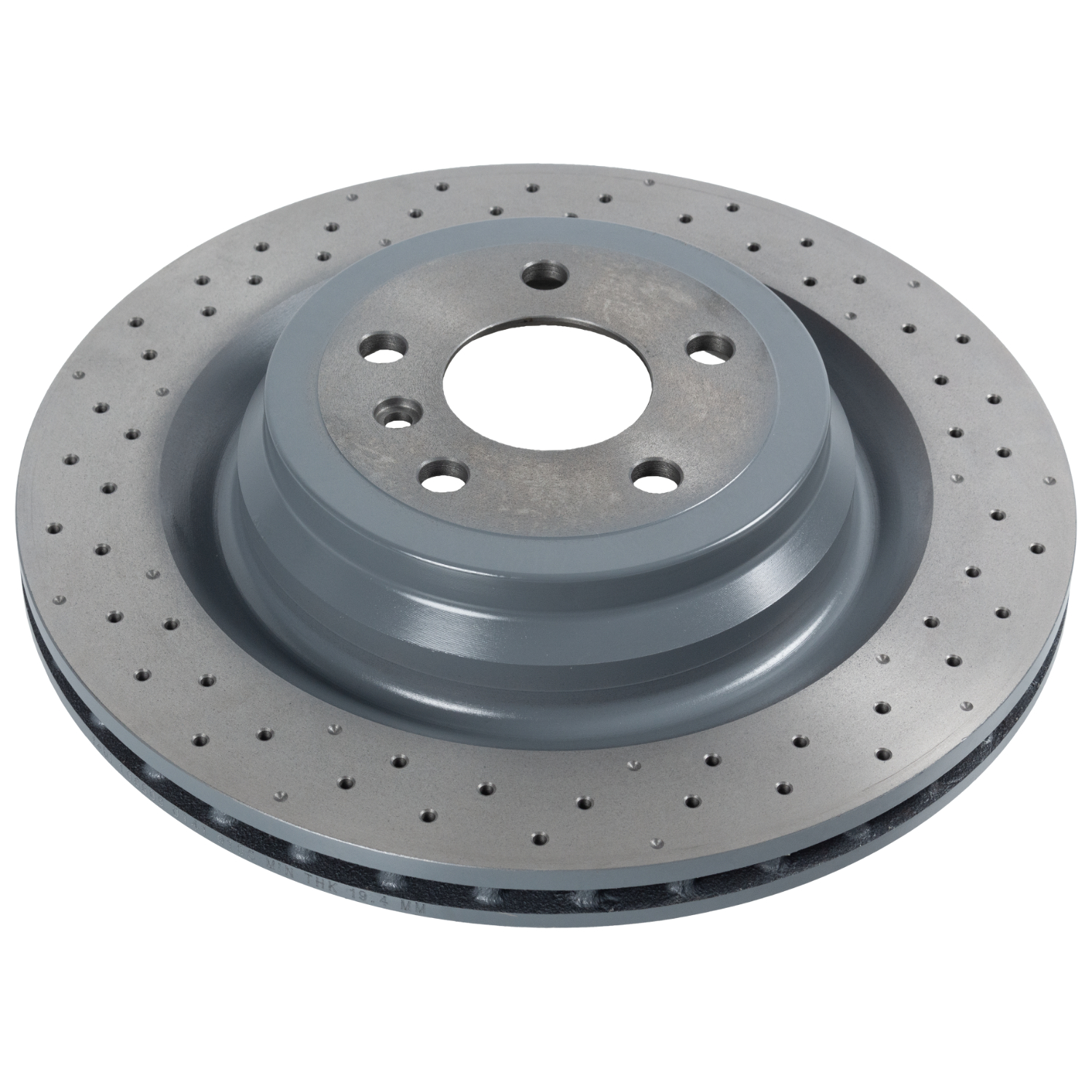 SWAG Bremseskive 10106606 bagaksel perforeret 345mm for MERCEDES-BENZ
