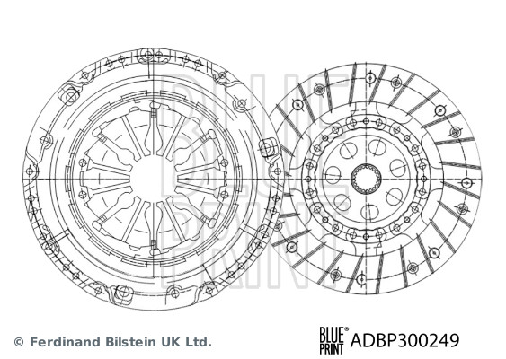 BLUE PRINT Koblingssæt ADBP300249 for RENAULT