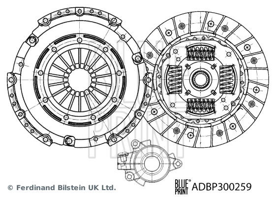 BLUE PRINT Koblingssæt ADBP300259 for SUZUKI