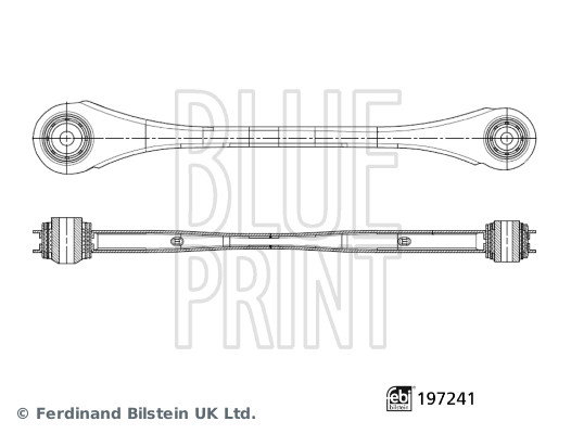 BLUE PRINT Bærearm, hjulophæng adbp860252 midten for VW PORSCHE