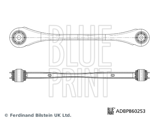 BLUE PRINT Bærearm, hjulophæng adbp860253 midten for AUDI VW PORSCHE