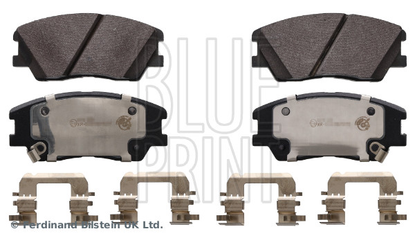 BLUE PRINT Bremseklodser adbp420226 foraksel for KIA