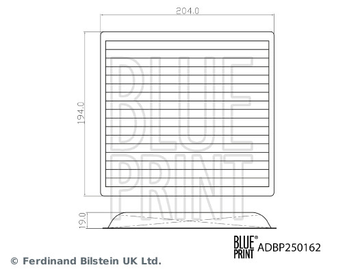 BLUE PRINT Kabineluftfilter adbp250162 for BYD