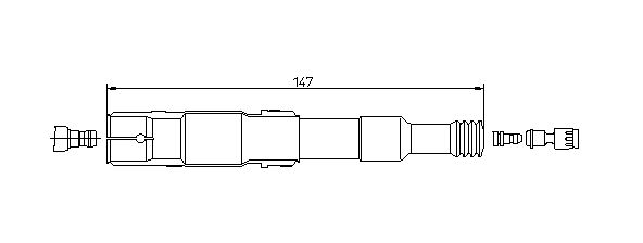 BREMI Stik, tændrør 13262a5 for VW