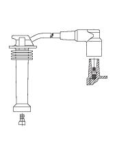 BREMI Tændkabel 89728 for FORD