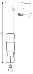 BREMI Stik, tændrør 132922 for MERCEDES-BENZ