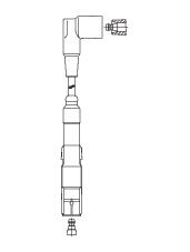 BREMI Tændkabel 15080 for MERCEDES-BENZ