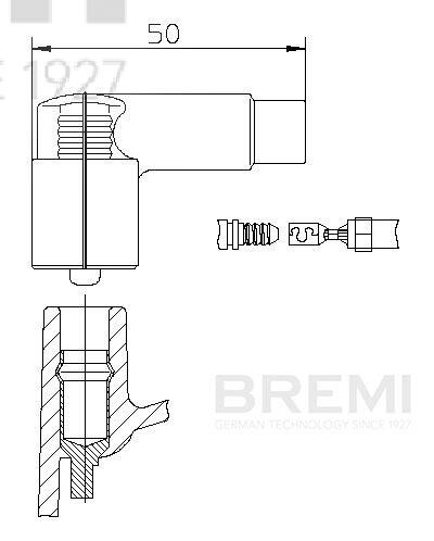 BREMI Stik, strømfordeler 132081 for BMW