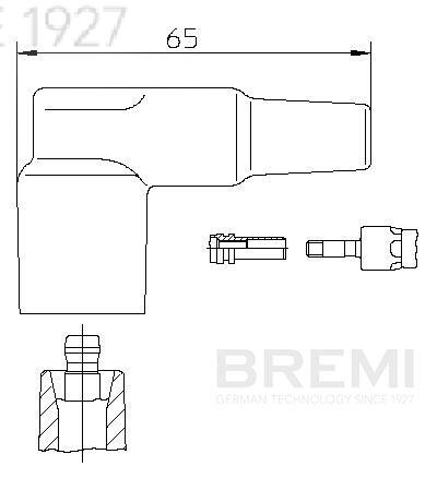 BREMI Stik, strømfordeler 13255 for MERCEDES-BENZ PORSCHE
