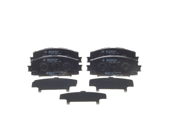 BOSCH Bremsesæt, skivebremser ijf140v7v0 foraksel ventileret 255mm 22mm for TOYOTA LEXUS