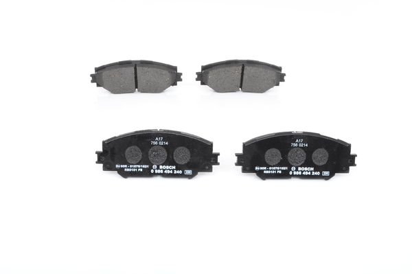 BOSCH Bremsesæt, skivebremser ijf140v8m8 foraksel ventileret 275mm 22mm for LEXUS TOYOTA