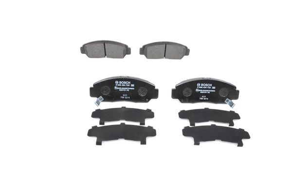 BOSCH Bremsesæt, skivebremser ijf140v8w4 foraksel ventileret 282mm 23mm for HONDA