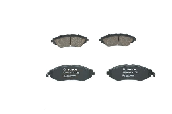 BOSCH Bremsesæt, skivebremser ijf140vcl0 foraksel ventileret 255mm 23mm for OPEL DAEWOO FIAT LANCIA VAUXHALL CHEVROLET SAAB