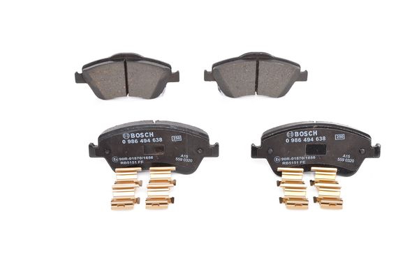 BOSCH Bremsesæt, skivebremser ijf140vey8 foraksel ventileret 275mm 22mm for TOYOTA