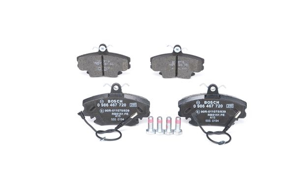 BOSCH Bremsesæt, skivebremser ijf140vgo4 foraksel ventileret 259mm 20mm for PEUGEOT CITROËN RENAULT DACIA