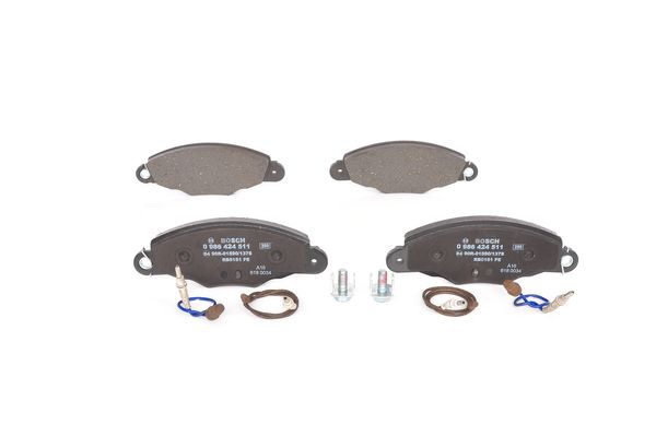 BOSCH Bremsesæt, skivebremser ijf140wbt0 foraksel indvendig ventileret 288mm 28mm for PEUGEOT CITROËN