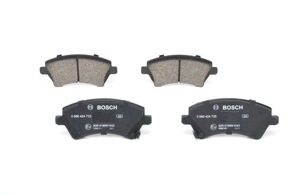 BOSCH Bremsesæt, skivebremser ijf140whj2 foraksel ventileret 275mm 25mm for TOYOTA LEXUS
