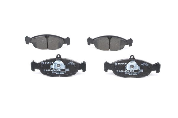 BOSCH Bremsesæt, skivebremser ijf140xaf4 foraksel ventileret 255mm 23mm for OPEL VAUXHALL HOLDEN CHEVROLET DAEWOO SAAB JAGUAR