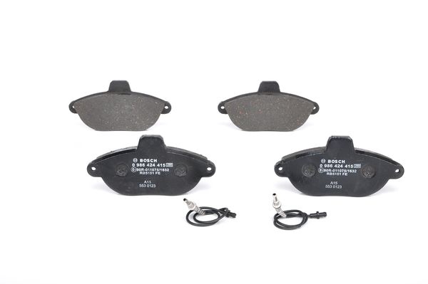 BOSCH Bremsesæt, skivebremser ijf140xbr4 foraksel indvendig ventileret 257mm 20mm for CITROËN PEUGEOT FIAT ALFA ROMEO