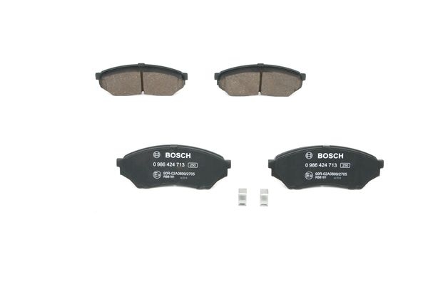 BOSCH Bremsesæt, skivebremser ijf140xes0 foraksel ventileret 285mm 22mm for MITSUBISHI