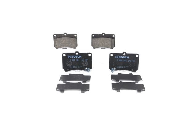 BOSCH Bremsesæt, skivebremser ijf140xms4 foraksel ventileret 256mm 22mm for MAZDA KIA