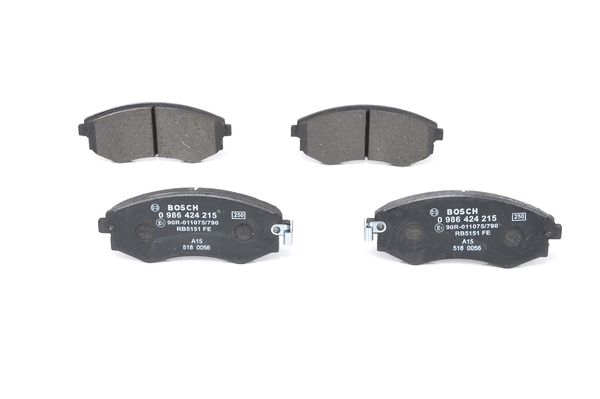 BOSCH Bremsesæt, skivebremser ijf140xtg2 foraksel indvendig ventileret 257mm 24mm for HYUNDAI SSANGYONG KIA DAEWOO NISSAN
