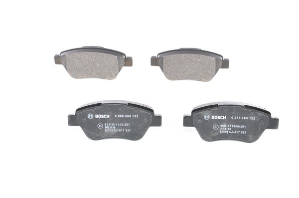 BOSCH Bremsesæt, skivebremser ijf140yfk8 foraksel indvendig ventileret 257mm 20mm for FORD FIAT LANZ ALFA ROMEO LANCIA
