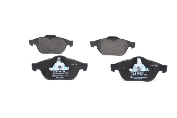 BOSCH Bremsesæt, skivebremser ijf140zri0 foraksel ventileret 324mm 28mm for RENAULT
