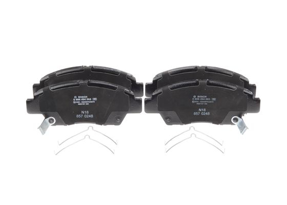 BOSCH Bremsesæt, skivebremser ijf14104h4 foraksel ventileret 262mm 21mm for HONDA