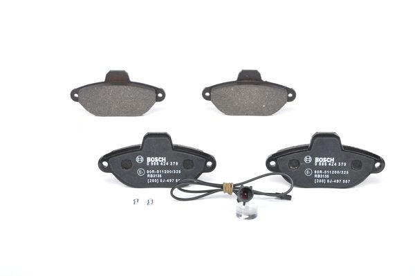 BOSCH Bremsesæt, skivebremser ijf14104z6 bagaksel fuld 240mm 11mm for FORD FIAT ALFA ROMEO LANCIA