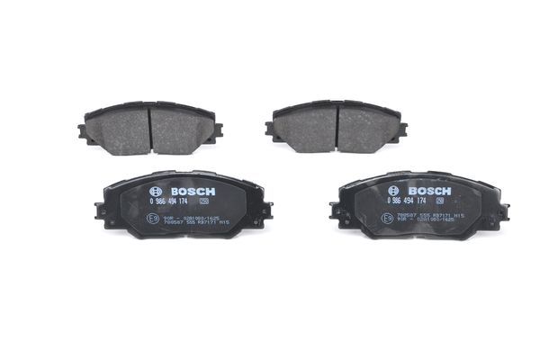 BOSCH Bremsesæt, skivebremser ijf1410vm2 foraksel indvendig ventileret 296mm 28mm for TOYOTA LEXUS