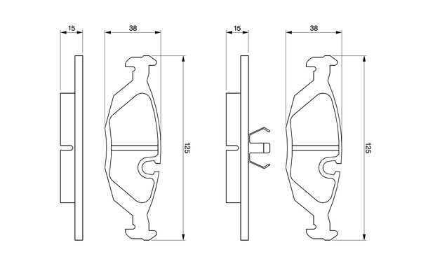 BOSCH Bremsesæt, skivebremser ijf1411o82 bagaksel fuld 258mm 9mm for VOLVO SCANIA OPEL SAAB CHEVROLET HOLDEN