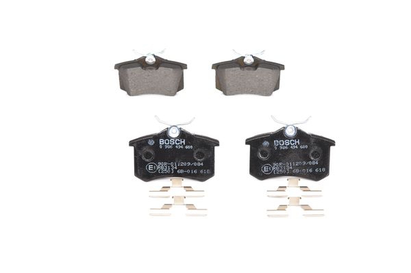 BOSCH Bremsesæt, skivebremser ijf1411s52 bagaksel fuld 260mm 8mm for RENAULT VW DACIA