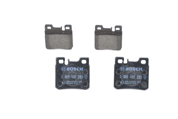 BOSCH Bremsesæt, skivebremser ijf1411wb8 bagaksel fuld 278mm 9mm for MERCEDES-BENZ CHRYSLER
