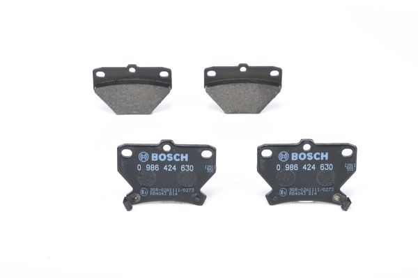 BOSCH Bremsesæt, skivebremser ijf14123k6 bagaksel fuld 269mm 9mm for TOYOTA