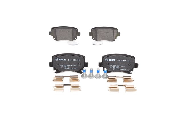 BOSCH Bremsesæt, skivebremser ijf14126z4 bagaksel fuld 302mm 11mm for AUDI SKODA SEAT VW