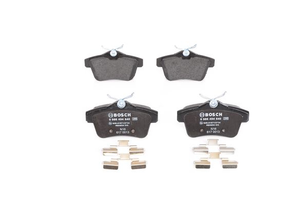 BOSCH Bremsesæt, skivebremser ijf14137r4 bagaksel fuld 268mm 12mm for CITROËN PEUGEOT