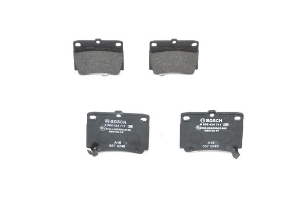 BOSCH Bremsesæt, skivebremser ijf1413io4 bagaksel fuld 315mm 18mm for MITSUBISHI