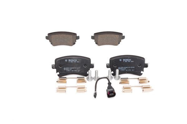 BOSCH Bremsesæt, skivebremser ijf1413re8 bagaksel ventileret 294mm 22mm for AUDI SKODA SEAT VW