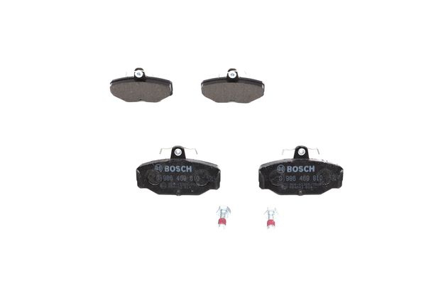 BOSCH Bremsesæt, skivebremser ijf1413sz4 bagaksel fuld 252mm 10mm for FORD MG