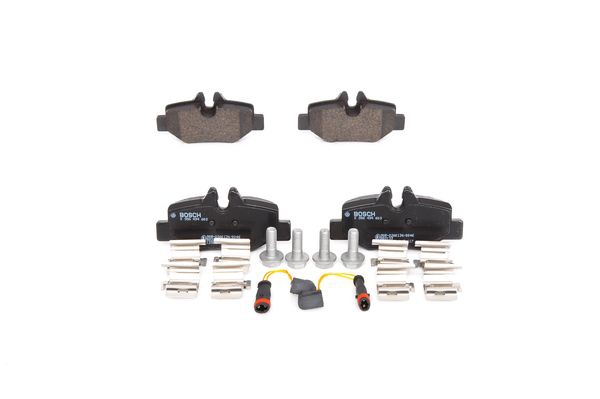 BOSCH Bremsesæt, skivebremser ijf1413wa2 bagaksel fuld 296mm 10mm for MERCEDES-BENZ VW