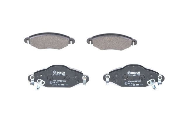 BOSCH Bremsesæt, skivebremser sg000007zp for TOYOTA